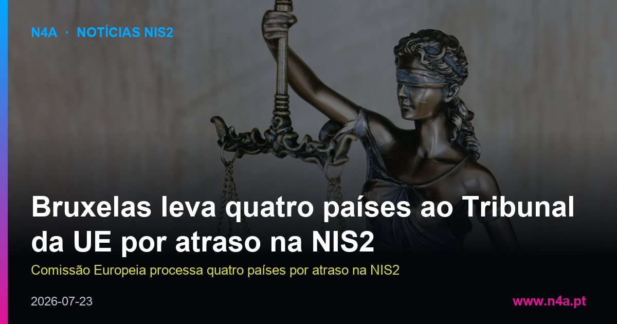 Bruxelas leva quatro países ao Tribunal da UE por atraso na NIS2